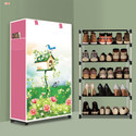 BAE 5 Tier Foldable Shoe Rack – Space Saver, Universal for Entry, Bedroom & Balcony Plastic Shoe Stand