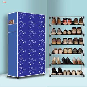 bae 6 tier foldable shoe rack  space saver universal for entry bedroom  balcony plastic shoe stand