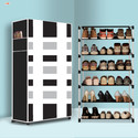 BAE 6 Tier Foldable Shoe Rack – Space Saver, Universal for Entry, Bedroom & Balcony Plastic Shoe Stand