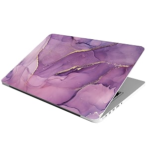 full laptop skin stickers hd quality sticker for laptops upto 15634 dustproofwaterproofscratchproofreusable - be prpl marble fl