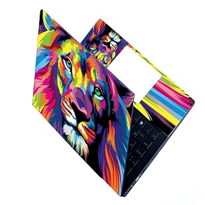 full laptop skin stickers hd quality sticker for laptops upto 15634 dustproofwaterproofscratchproofreusable - be lion fl
