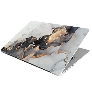 full laptop skin stickers hd quality sticker for laptops upto 15634 dustproofwaterproofscratchproofreusable - be bk marble fl