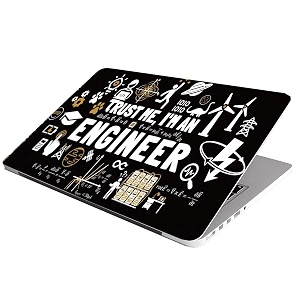 full laptop skin stickers hd quality sticker for laptops upto 15634 dustproofwaterproofscratchproofreusable - be engineer bk fl
