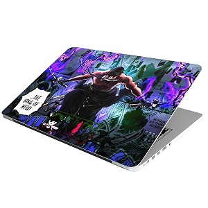 full laptop skin stickers hd quality sticker for laptops upto 15634 dustproofwaterproofscratchproofreusable - be king of hell fl