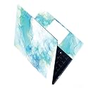 Full Laptop Skin Stickers HD Quality Sticker for Laptops Upto 15.6" (Dustproof|Waterproof|Scratchproof|Reusable) - BE BL Marble FL