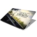 Full Laptop Skin Stickers HD Quality Sticker for Laptops Upto 15.6" (Dustproof|Waterproof|Scratchproof|Reusable) - BE Strength FL