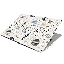 Full Laptop Skin Stickers HD Quality Sticker for Laptops Upto 15.6" (Dustproof|Waterproof|Scratchproof|Reusable) - BE Space WT FL