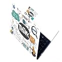 Full Laptop Skin Stickers HD Quality Sticker for Laptops Upto 15.6" (Dustproof|Waterproof|Scratchproof|Reusable) - BE Think DO FL
