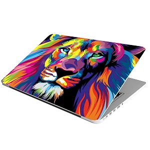 laptop skin stickers hd quality sticker for laptops upto 15634 dustproofwaterproofscratchproofreusable - be lion