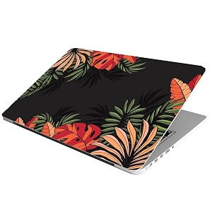 laptop skin stickers hd quality sticker for laptops upto 15634 dustproofwaterproofscratchproofreusable - be bk floral