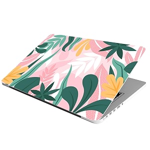 laptop skin stickers hd quality sticker for laptops upto 15634 dustproofwaterproofscratchproofreusable - be bby pk leaf