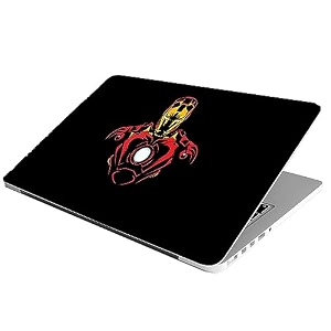 laptop skin stickers hd quality sticker for laptops upto 15634 dustproofwaterproofscratchproofreusable - be iron man