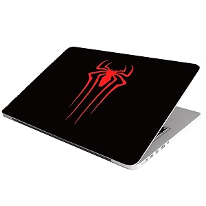 laptop skin stickers hd quality sticker for laptops upto 15634 dustproofwaterproofscratchproofreusable - be red spidy