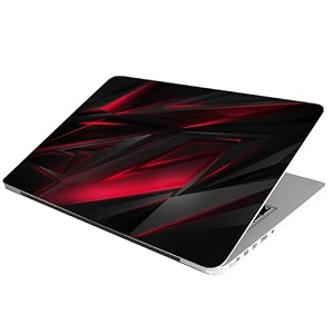 laptop skin stickers hd quality sticker for laptops upto 15634 dustproofwaterproofscratchproofreusable - be red stroke