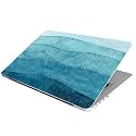 Laptop Skin Stickers HD Quality Sticker for Laptops Upto 15.6" (Dustproof|Waterproof|Scratchproof|Reusable) - BE BL Wave