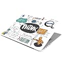 Laptop Skin Stickers HD Quality Sticker for Laptops Upto 15.6" (Dustproof|Waterproof|Scratchproof|Reusable) - BE Think DO