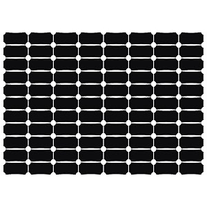 pack of 88 vinyl mason jar stickers 25in  125in for glass bottles amp any kitchen storage container  waterproof  residue free  reusable  black  js rectangular cut