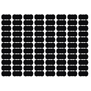 pack of 88 vinyl mason jar stickers 25in  125in for glass bottles amp any kitchen storage container  waterproof  residue free  reusable  black  mjs wave flower