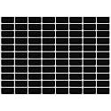 Pack of 88 Vinyl Mason Jar Stickers (2.5in * 1.25in) for Glass Bottles &amp; Any Kitchen Storage Container | Waterproof | Residue Free | Reusable | Black | MJS Rectangle