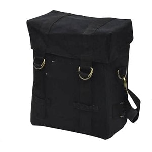 bag 20ltr compatible with re all bikes 350500cc one-side black jute motorbike bag 20 l black