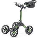 Bag Boy Quad Pro Push Cart, Green/Black