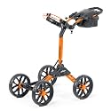 Bag Boy Quad Pro Push Cart, Orange/Black