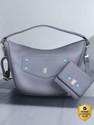 Baggit Women Grey Handbag Pack of 2