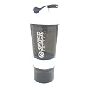 Sports/Gym Spider Shaker Bottle 500 ml with Sleek and Convenient Design || Black ||