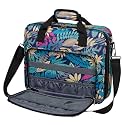 BAGLHER Cross Stitch & Embroidery Organizer Bag - Large Portable Project Storage with 3 Compartments, Travel Friendly Carrying Case for 11.2" Hoops, Threads, Supplies (Hawaii)