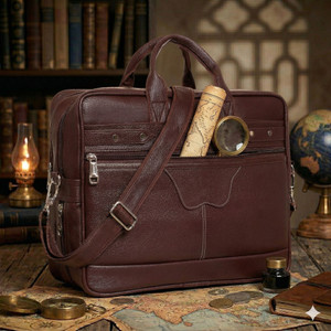 bagneeds men brown messenger bag