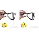 Bagrox Lemon Squeezer, Stainless Steel Lemon Juicer, Manual Juicer for Lemon Citrus Lime Orange, Handheld citrus Squeezer (Pack of 2)