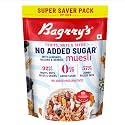 Bagrry’s No Added Sugar Muesli with Fruits, Nuts & Seeds – 700g | High Fibre & Protein | 0% Added Sugar, No Corn Flakes | Whole Grain Breakfast Cereal with Almonds, Raisins, Pumpkin Seeds & Berries | No Sugar infu