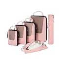 BAGSMART Compression Packing Cubes for Travel 654set
