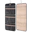 BAGSMART Hanging Necklaces Organizer Jewelry Holder, 1 piece, Large Black