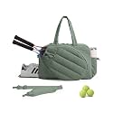 BAGSMART Tennis Gym Bag for Women, Quilted Pickleball 15.6" Laptop Backpack