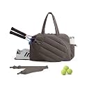 BAGSMART Tennis Gym Bag for Women, Quilted Pickleball 15.6" Laptop Backpack
