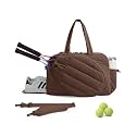BAGSMART Tennis Gym Bag for Women, Quilted Pickleball 15.6" Laptop Backpack