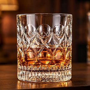 premium crystal whiskey glass - big size 360ml - transparent glass set for whiskey wine juice liquor scotch beer cocktail - home bar amp party drinks twist 6 pieces carden