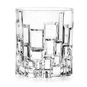 crystal whiskey glass - premium drinking glasses set for whiskey wine juice scotch vodka boubon beer cocktail soda sharbat tukda 2 pieces