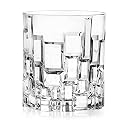 Crystal Whiskey Glass - Premium Drinking Glasses Set for Whiskey Wine Juice Scotch Vodka Boubon Beer Cocktail Soda Sharbat (TUKDA, 2 Pieces)