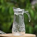 Premium Glass Jug, 1.8Liters, Multipurpose Jug, Easy Pour &amp; Strong Handle, Transparent Beverage Carafe for Home, Office, Pitcher for Serve Water, Milk, Juice, Lassi, Cocktail, Ideal for Gift