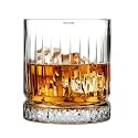 Whiskey Glass Set - Whiskey Glasses Set of 6 Premium - Drinking Glass Set - Bar Glasses for Scotch, Bourbon, Liquor, Wine, Cocktail Drinks - 340ML