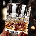 Crystal Whiskey Glass - Premium Drinking Glasses Set for Whiskey Wine Juice Scotch Vodka Boubon Beer Cocktail Soda Sharbat (Classic, 6 Pieces)
