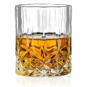 Crystal Whiskey Glasses Set of 6, 300ML, Old Fashioned Glasses for Whiskey, Wine, Juice, Colddrinks, Scotch, Bourbon, Liquor etc - Ideal for Home, Office, Bar, Club, Party, Gift