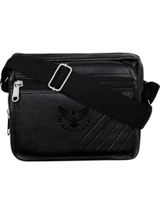 bagzenia black sling bag messenger bag casual shoulder bag travel organizer crossbody bag
