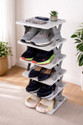 Bahuchar 6 LAYER FOLDABLE SHOE RACK Plastic