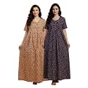 Bahumaan Cotton Nighty for Women Full Length