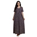 Bahumaan Cotton Nighty for Women Full Length