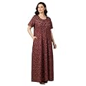 Bahumaan Cotton Nighty for Women Full Length