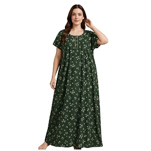 Bahumaan Pure Cotton Nighty for Woman
